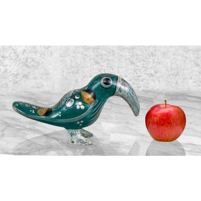 Vintage Southwestern Mexican Pottery Toucan Bird Sculpture, c. Late 20th Century - Pairs Nicely with Many Southwestern...