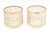 Vintage Imperial Glass Ice Buckets With 22 Carat Gold Plated Trellis Shoji Greek Key Overlay For Sale - Image 13 of 13