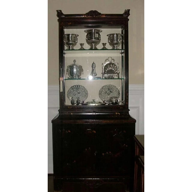 Chinoiserie Chinoiserie Display Cabinet, 19th Century For Sale - Image 3 of 12