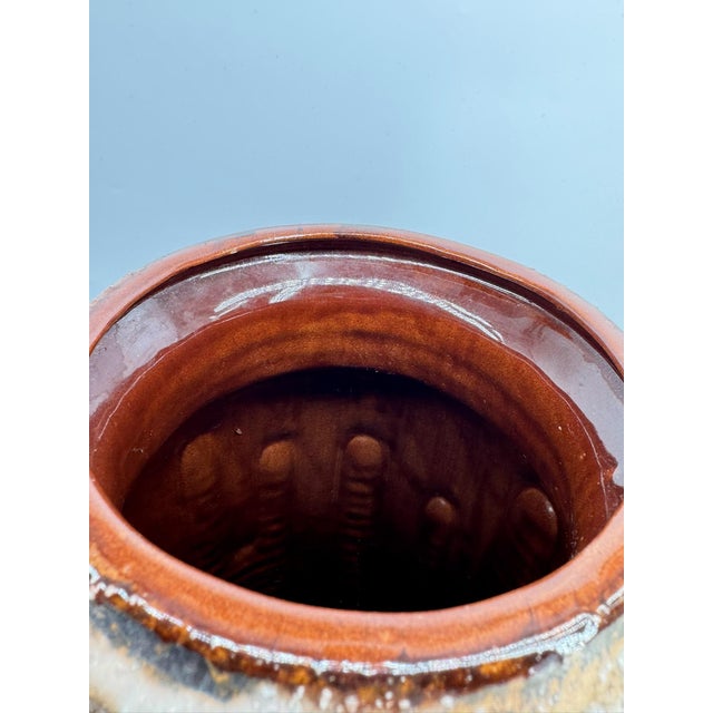Brutalist Fat Lava Floor Vase by Jünger Keramik, Germany, 1970s For Sale - Image 9 of 18