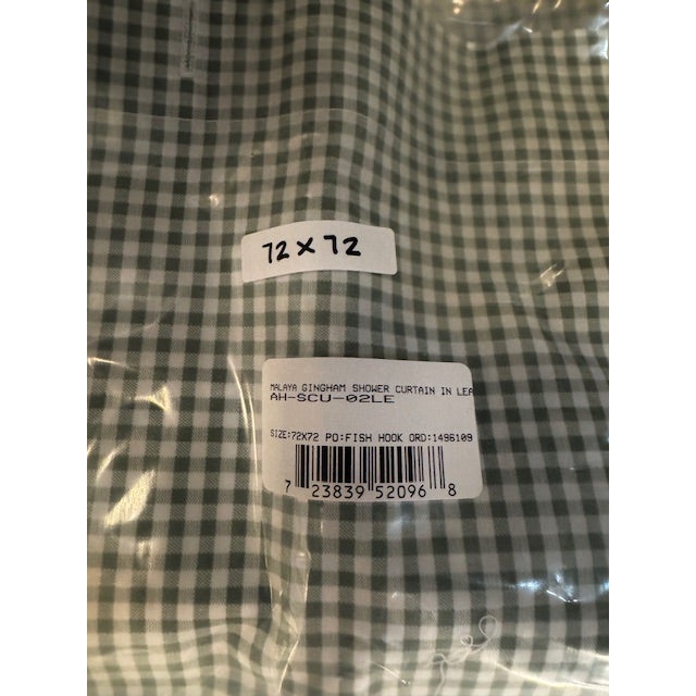 Eastern Accents Eastern Accents Gingham Shower Curtain For Sale - Image 4 of 4