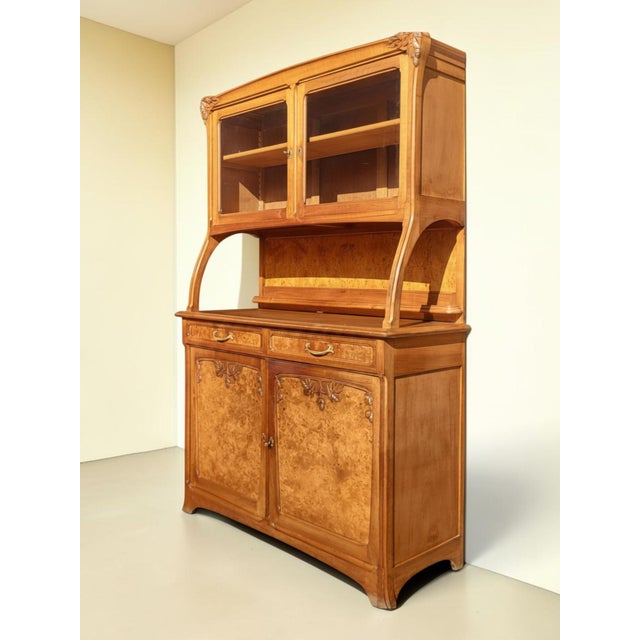 Art Nouveau Nancy School Two-Part Buffet, 1900 For Sale - Image 4 of 14