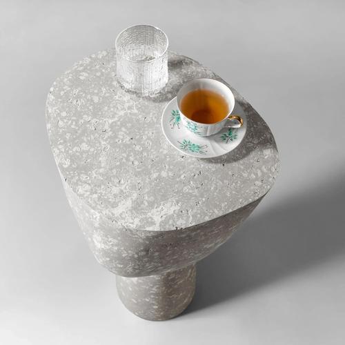 Concrete Sculptural Side Table by Donatas Žukauskas For Sale - Image 11 of 14