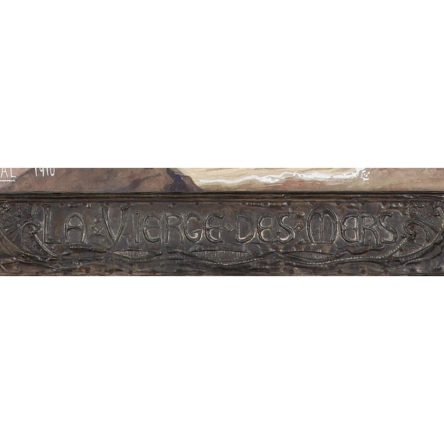 Yvonne Clarinval, La Vierge des Mers, 1910, Mixed Media For Sale - Image 6 of 12