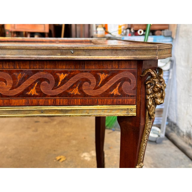 Brown Late 19th Century Louis XV Revival Marble Top Side Table For Sale - Image 8 of 10
