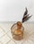 1970s Vintage Hollywood Regency Side Table in Gold and Smoked Glass, 1970s For Sale - Image 5 of 8