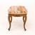 Louis XV Style Flame Stitch Upholstered Stool For Sale In New York - Image 6 of 8