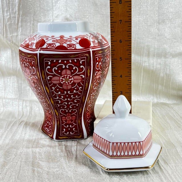 Imperial Brocade Porcelain Lidded Urn, Georges Potard Collection For Sale In Portland, OR - Image 6 of 8