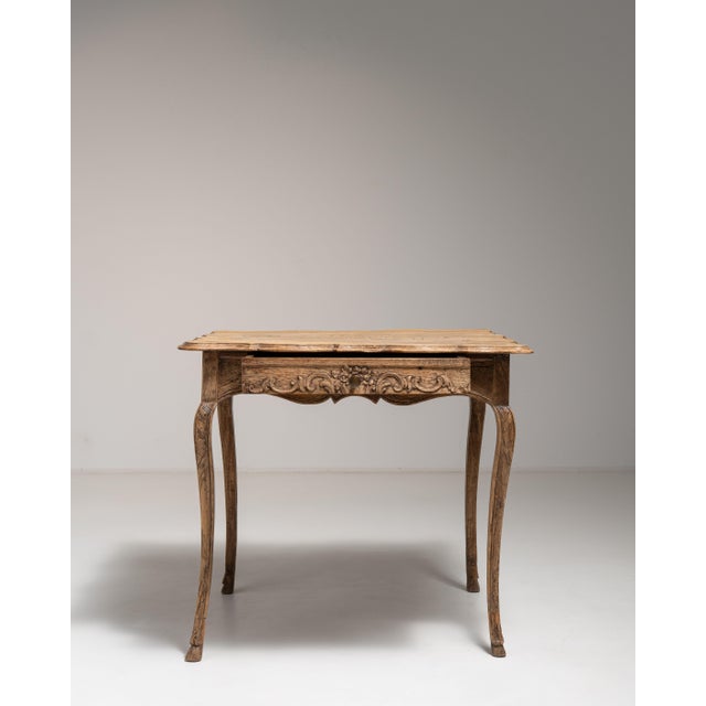 Wood 19th Century France Louis XV Amber Wood Side Table For Sale - Image 7 of 15