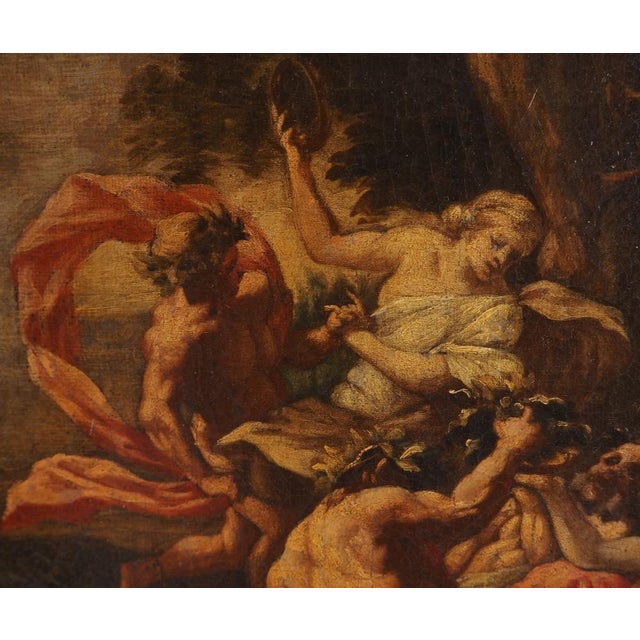 French School Artist, Bacchanales, 18th Century, Oil on Canvas For Sale - Image 7 of 18
