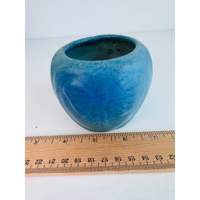 Cerulean Van Briggle Butterfly Vase For Sale - Image 8 of 8
