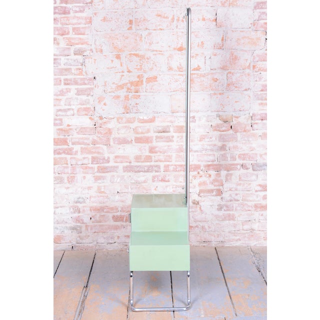 Glass Art Deco Chrome and Steel Dressing Mirror from R. Slezak, Czech, 1930s For Sale - Image 7 of 14