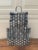 Wood Early 20th Century American Gray Splint Oak Double Hanging Basket For Sale - Image 7 of 10