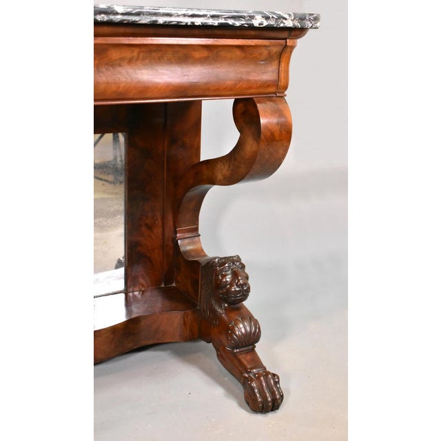 Antique French Louis Philippe Console Table For Sale - Image 10 of 16