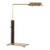 Ray Booth for Visual Comfort Signature Copse Medium Pharmacy Desk Lamp in Antique Brass and Dark Walnut For Sale
