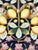 Late 20th Century Late 20th Century Majolica Acqua Fa Cedra Raised Relief Lemon Flower Leaves Large Platter For Sale - Image 5 of 8