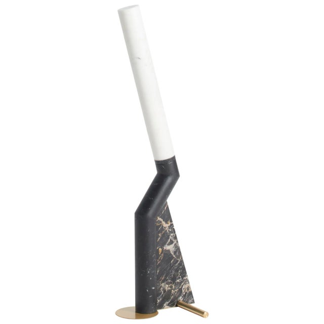 Stone Black Heron Table Lamp by Bec Brittain For Sale - Image 7 of 7