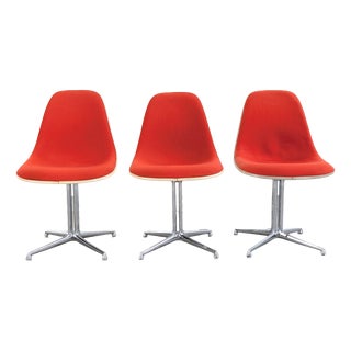 Fiberglass La Fonda Chairs by Charles Eames for Herman Miller, Set of 3 For Sale