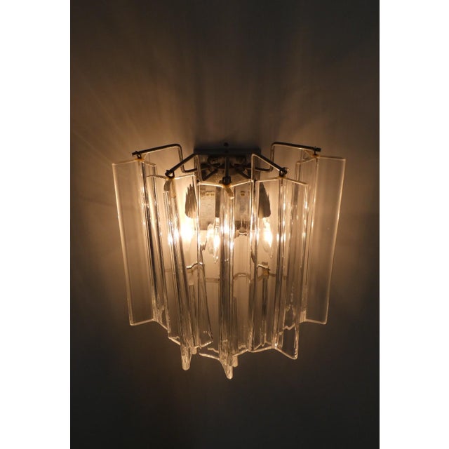 Mid-Century Modern Trilobi Wall Lamp by Paolo Venini, Italy, 1970s For Sale - Image 3 of 18