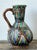 Vintage Hand Painted Glazed Ceramic Pitcher For Sale - Image 9 of 11