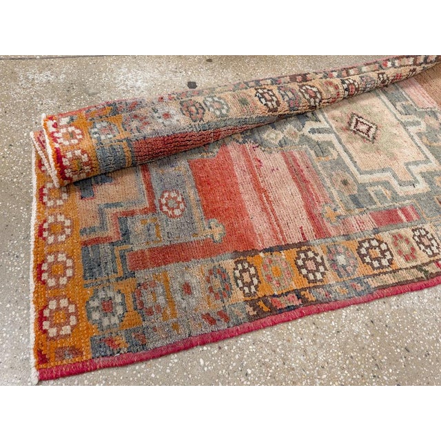 Galerie Shabab Collection Mid-20th Century Turkish Anatolian Runner For Sale - Image 10 of 10