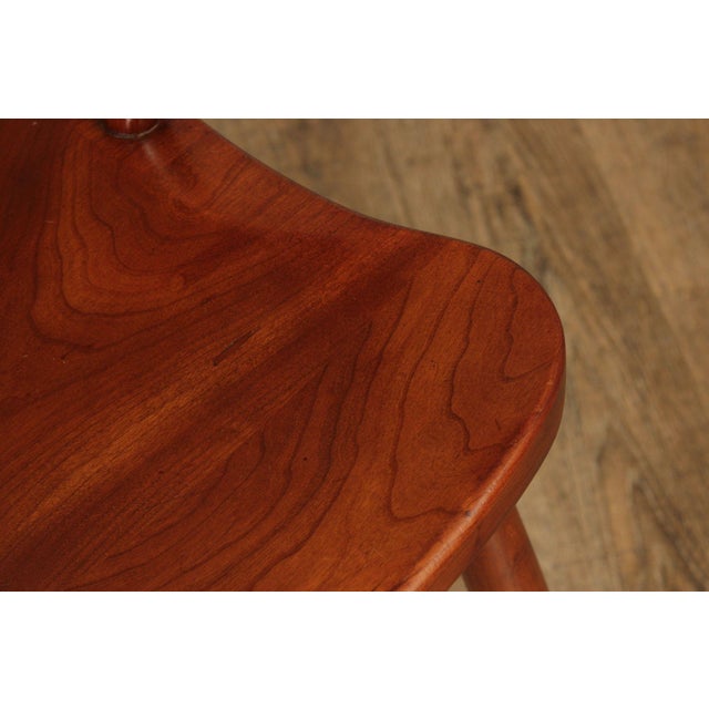 Stickley Vintage Cherry Windsor Armchair For Sale - Image 10 of 12