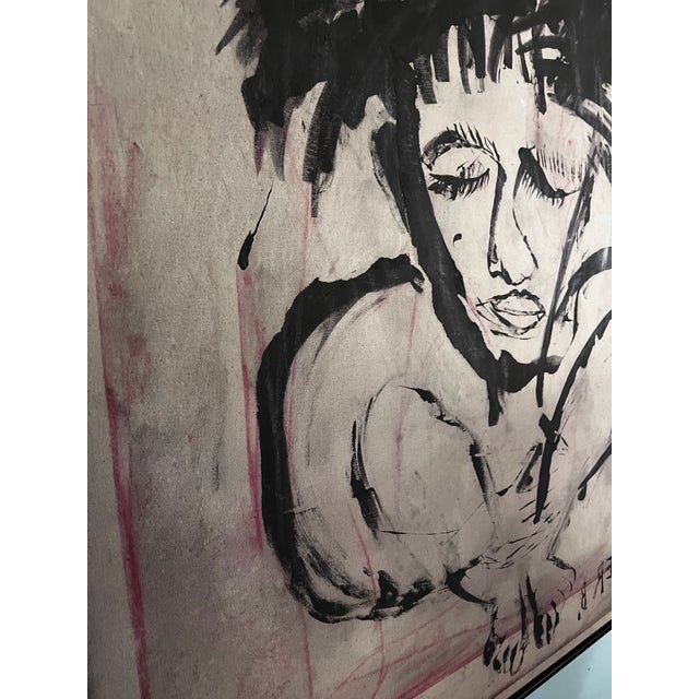 1970s Resting by Abdoul Kader Boly, Framed For Sale - Image 5 of 7