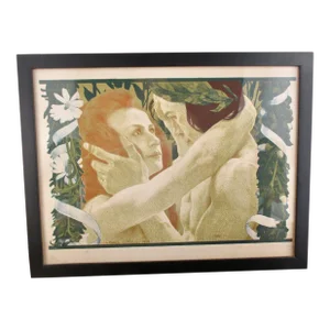 Bellery-Desfontaines Paris "The Enigma" Lithograph 1898
