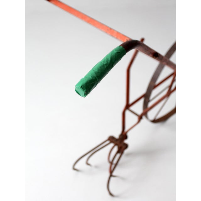 Antique 1930s Wheel Hoe Garden Cultivator For Sale - Image 17 of 17