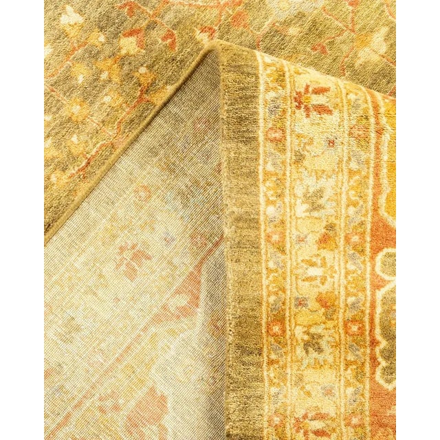Mogul, One-of-a-Kind Hand-Knotted Area Rug in Green, 8' 3" x 10' 5" For Sale In New York - Image 6 of 8