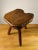 Modernist French Brutalist Tripod Stool, 1950s For Sale - Image 12 of 13