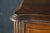 Antique Sheraton Style Book Matched Walnut Four Drawer Tallboy Dresser 49" For Sale - Image 11 of 17