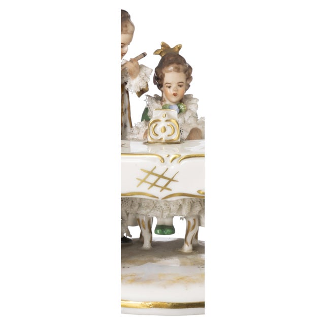 Vintage Porcelain Musicians Model For Sale - Image 6 of 8