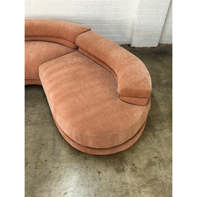 Textile Modern Capas Sectional For Sale - Image 7 of 12