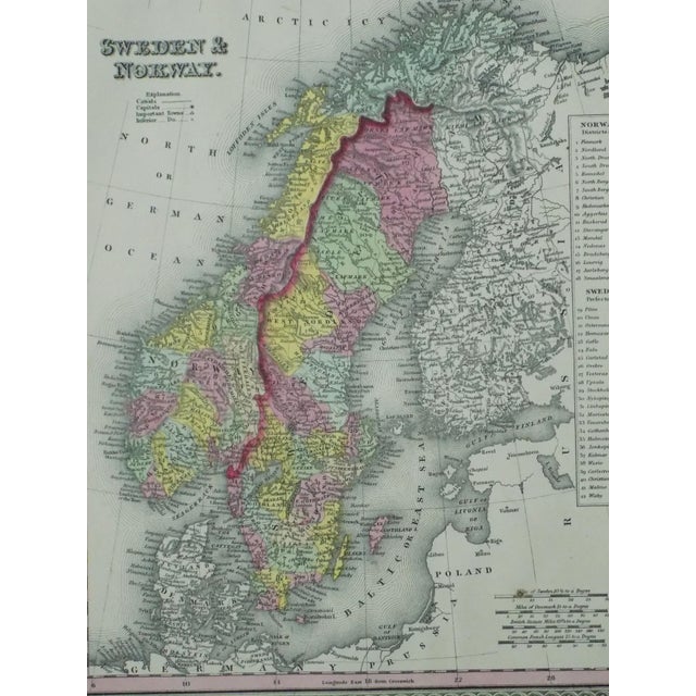 Original engraving by Thomas Cowperthwait, circa 1850. Beautiful original color. Unframed, Dimensions 14" x 17.25" Please...