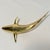 Mid-Century Modern Solid Brass Shark Paper Weight For Sale - Image 9 of 9