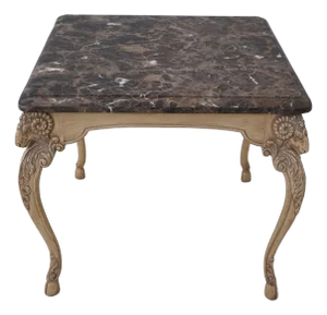 Minton Spidell Rams Head Marble Top Center Table