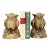 Vintage Cast Solid Brass Owl Bookends Mid-Century Modern 1950s For Sale
