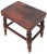 Chestnut Antique Circa Mid 19th Century Country American Chestnut Wood Footstool - Fireside Stool For Sale - Image 8 of 13