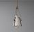 Vintage Italian Pendant Lamp in Opaline Glass and Lacquered Wood, 1950s For Sale - Image 12 of 15
