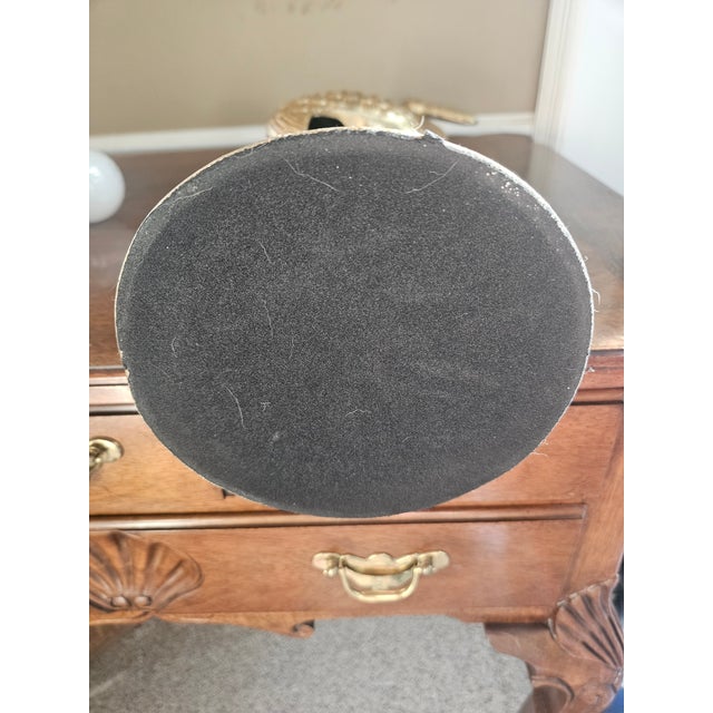 Vintage Brass Sculpture of Flamingo For Sale - Image 10 of 10