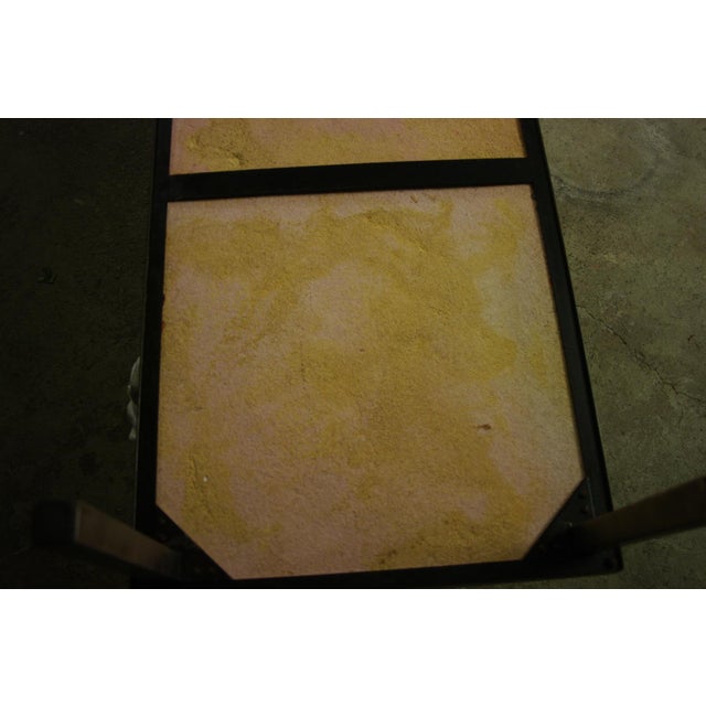 Coffee Table in Enameled Lava Stone attributed to the Cloutier Brothers, 1950 For Sale - Image 13 of 14