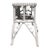 Wood Hollywood Regency White Wicker Side Table Magazine Rack For Sale - Image 7 of 8