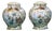Antique Salt & Pepper Shakers Satsuma Porcelain Gold Beaded Very Ornate For Sale