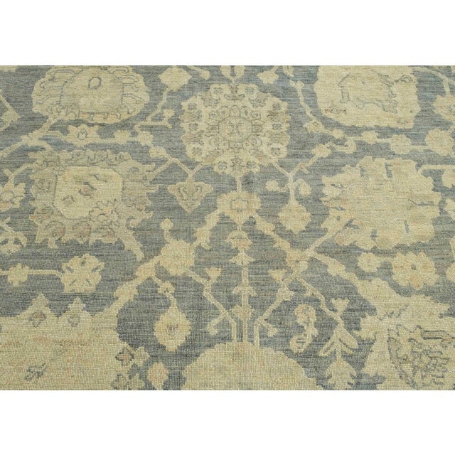 Turkish Oushak Rug 9'9" x 12'1" #18687 For Sale In Houston - Image 6 of 8
