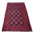 Vintage Sarooq Wool Geometric Design Rug 3.9' X 6.1' For Sale