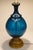 Glass Xlarge Marbro Thick Blown Murano Italy Ultramarine Art Glass Brass Table Lamp 1960's Blenko For Sale - Image 7 of 12