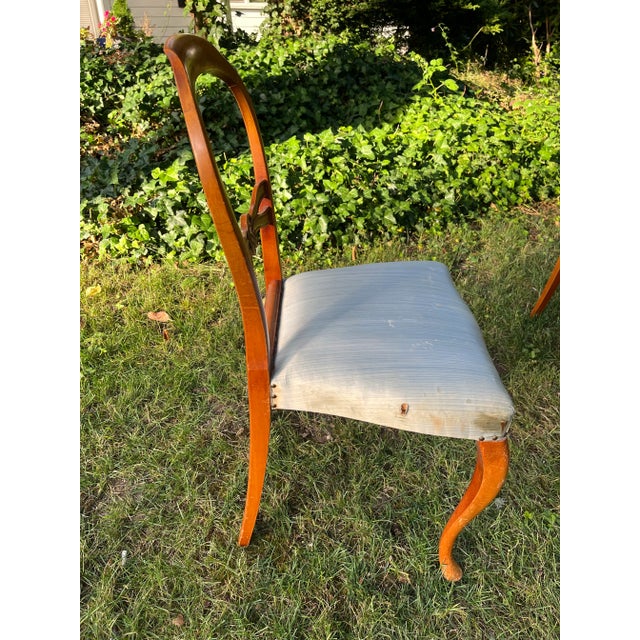 Chairs Dining French Antique 1800’s Round Back For Sale - Image 4 of 4