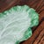 Mid-Century Modern Vintage Fitz & Floyd Porcelain Ironstone Cabbage Leaf Appetizer Plates- Set of 4 For Sale - Image 3 of 8