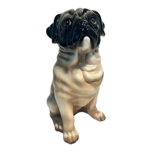 MCM Italian Gumps Hand Painted Porcelain Pug